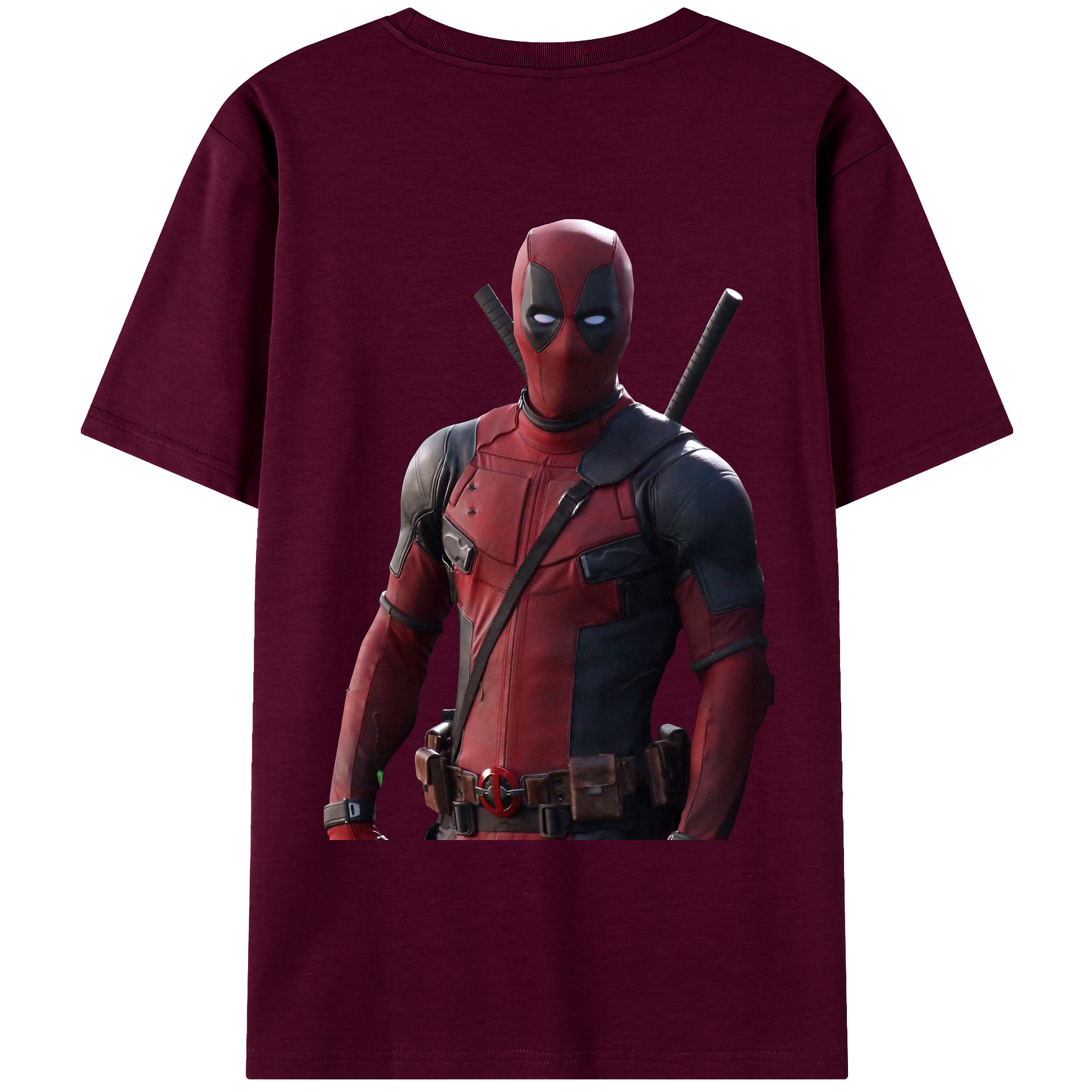 （画像用） Deadpool デッドプール レディース半袖Tシャツ(バックプリント)